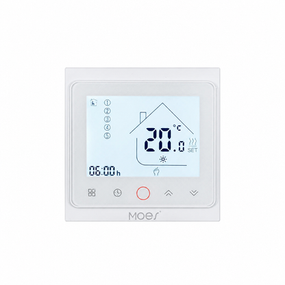 Inteligentny Termostat Elektroniczny Grzejnikowy do Ogrzewania Wodnego i Elektrycznego - 8