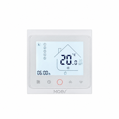 Inteligentny Termostat Elektroniczny Grzejnikowy do Ogrzewania Wodnego i Elektrycznego - 9