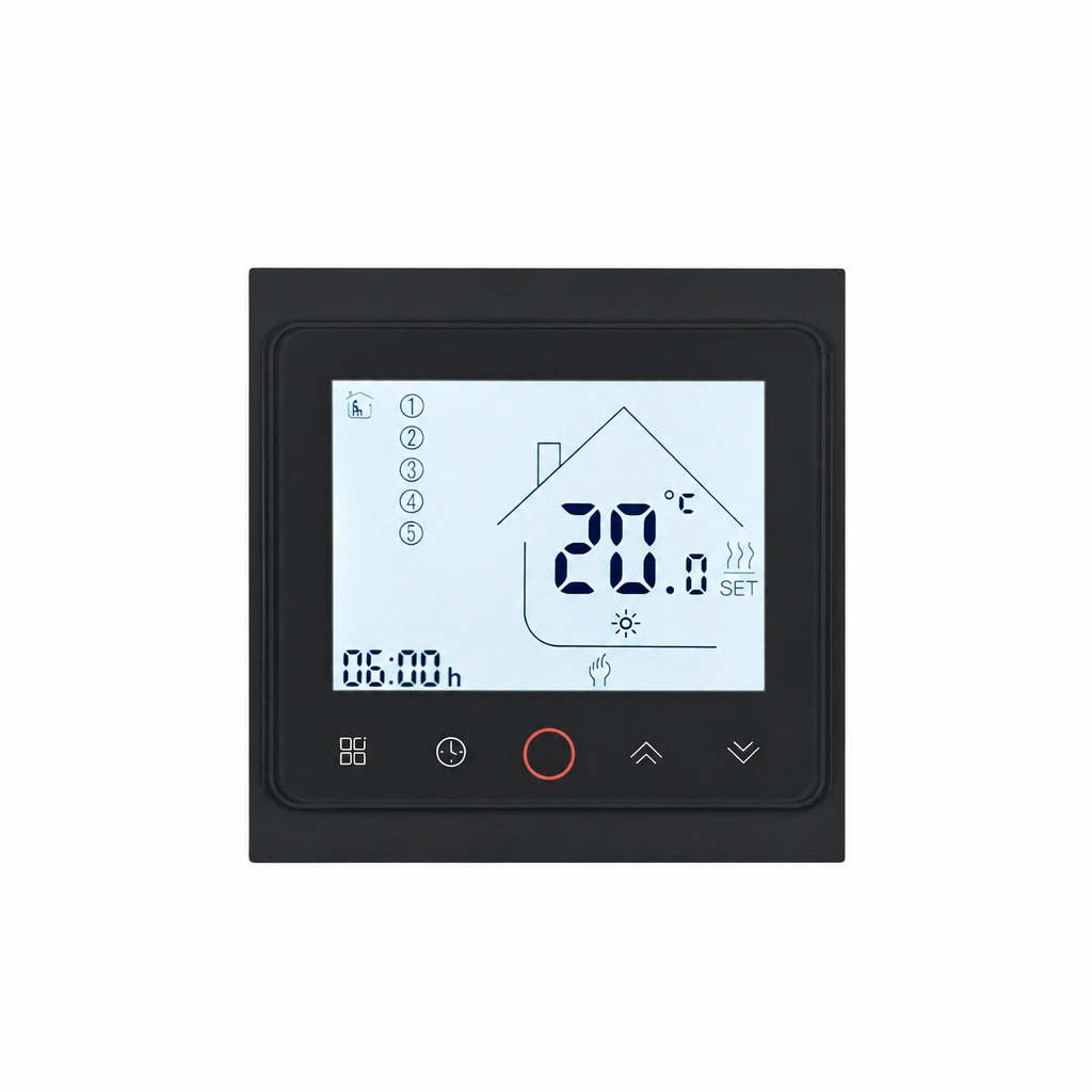Inteligentny Termostat Elektroniczny Grzejnikowy do Ogrzewania Wodnego i Elektrycznego - 11
