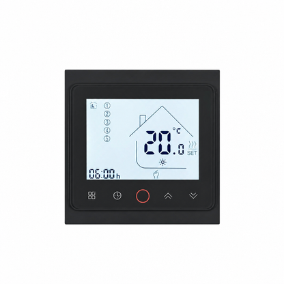 Inteligentny Termostat Elektroniczny Grzejnikowy do Ogrzewania Wodnego i Elektrycznego - 11