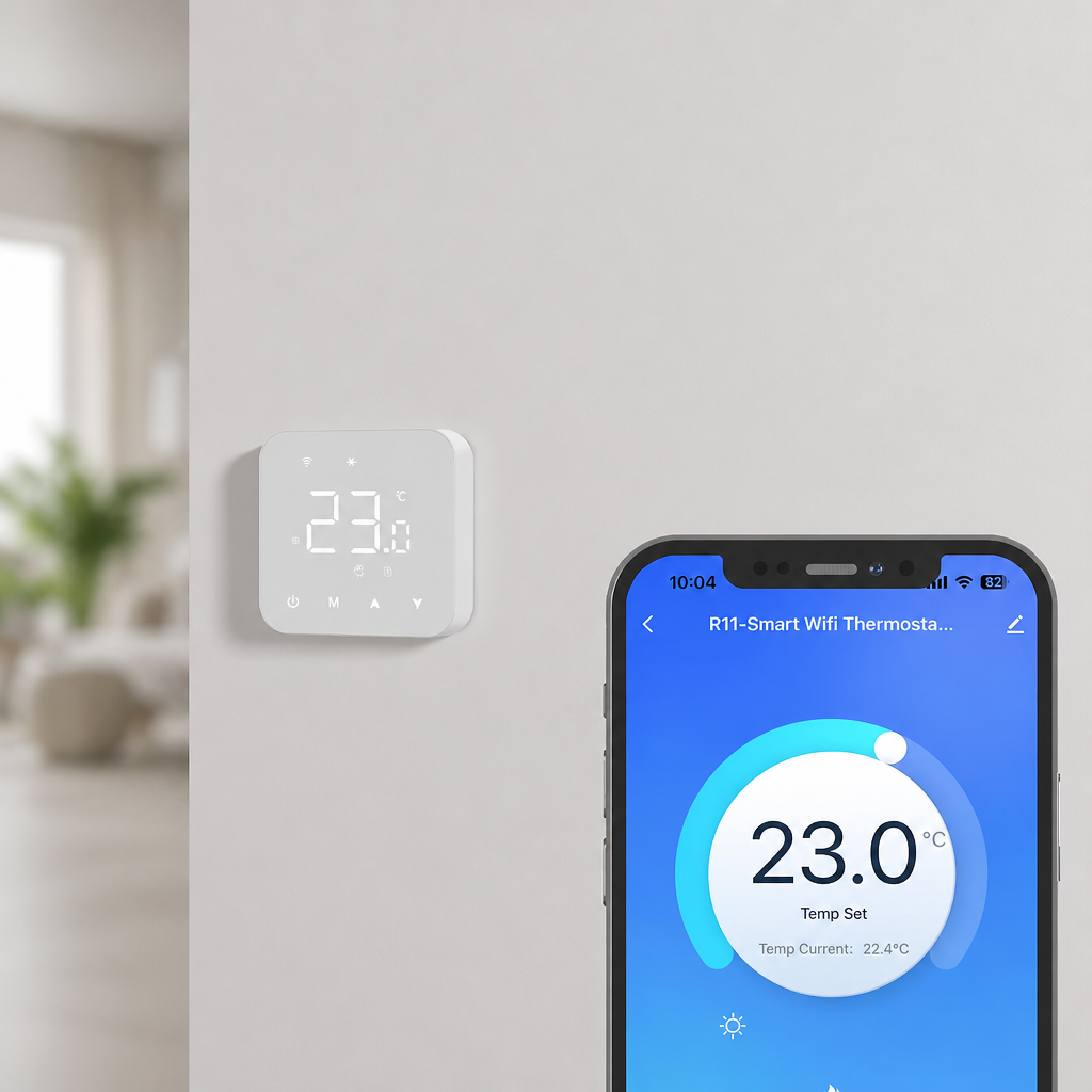Inteligentny Termostat WiFi do Grzejnika z Aplikacją Tuya - 2