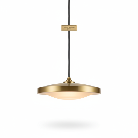 Lampa wisząca płaska