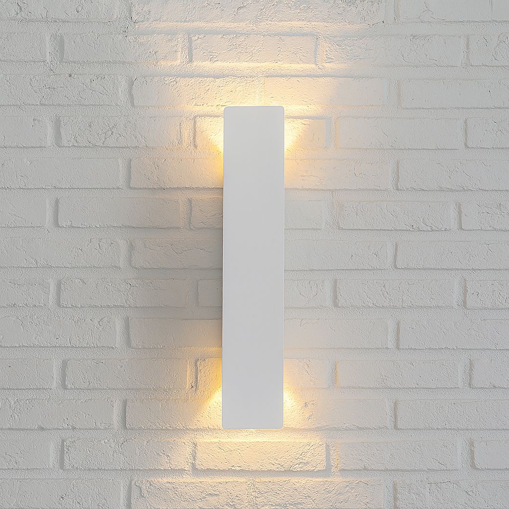 Eleganckie Białe Kinkiety LED do Oświetlenia Zewnętrznego