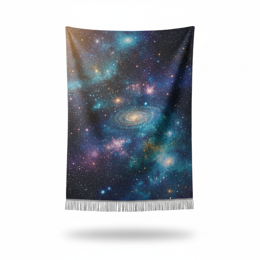 Tapiseria ścienna z galaktyką
